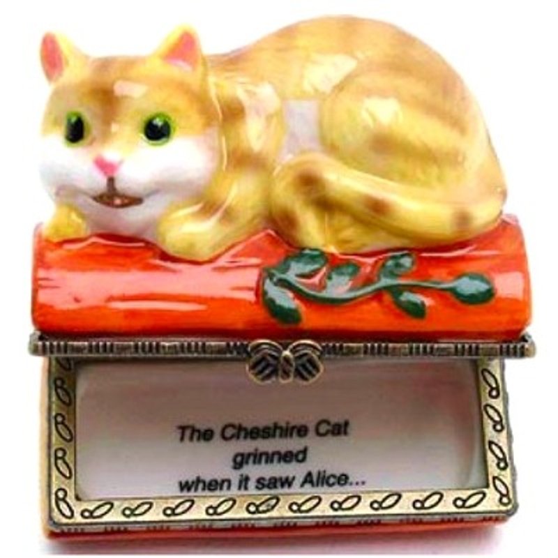 Cheshire Cat. Ceramic cartridge - Storage - Porcelain Multicolor