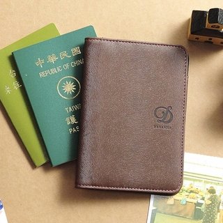多機能 多収納 パスポート ケースカバー Dreamer ブラウン
