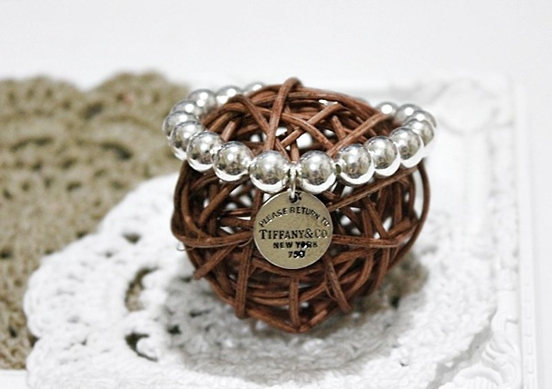 Sterling silver elastic bracelet <Call Me Tiffany Girl> =>Limited X1 #时尚#潮流 - Bracelets - Sterling Silver White