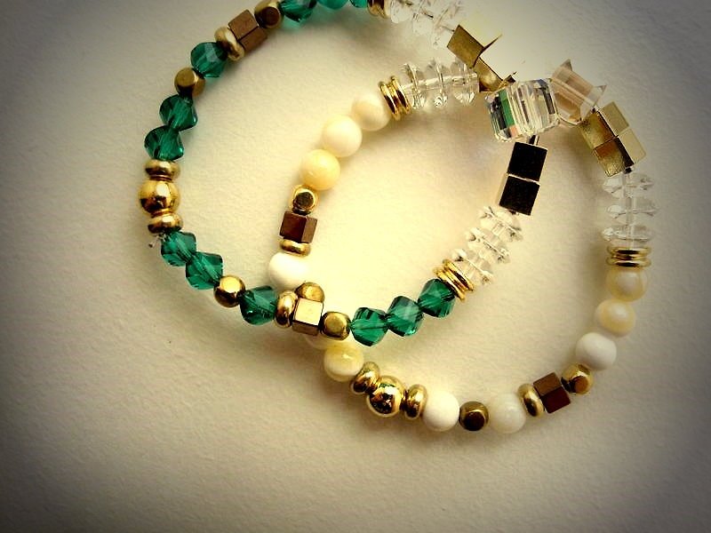 My favorite twist crystal - Bracelets - Other Materials Multicolor