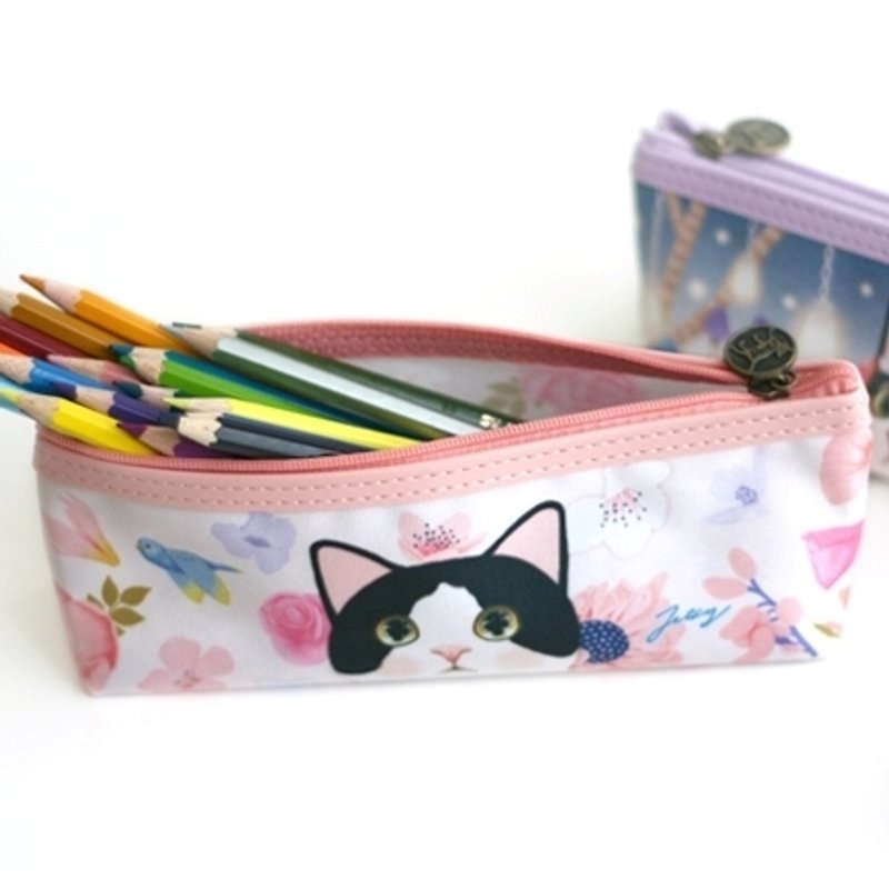 Jetoy, Choo choo sweet cat good free pencil case (ADD)_Jewelry (J1408104) - กล่องดินสอ/ถุงดินสอ - วัสดุอื่นๆ หลากหลายสี