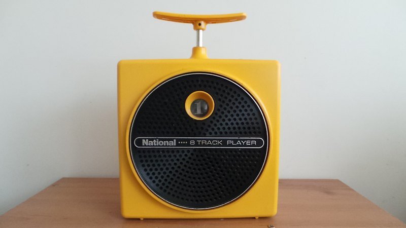 1970 Panasonic 8 厘米 player - ของวางตกแต่ง - วัสดุอื่นๆ สีเหลือง