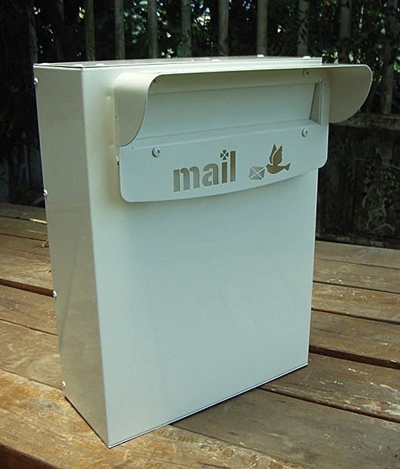 Stainless Steel built-in mailboxes embedded mailboxes Japanese-style textured style embedded mailboxes - เฟอร์นิเจอร์อื่น ๆ - โลหะ ขาว