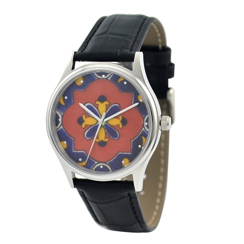 Christmas Gift-Art Tile Pattern Watch-Free Shipping Worldwide - Women's Watches - Other Metals 