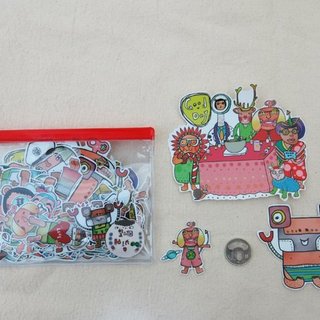 All-stickers set [ Barefoot family ] 65pc