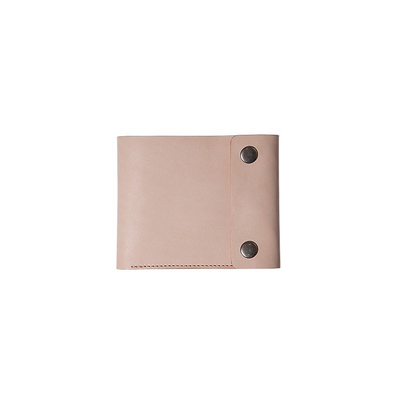 SHOT cross leather Twill Short clip - the original skin color - Wallets - Genuine Leather Multicolor