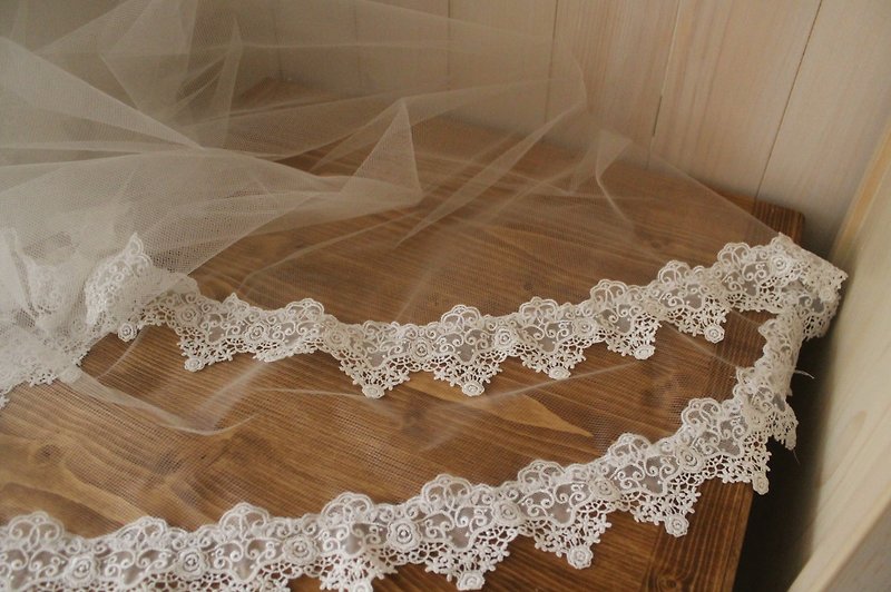 oleta hand made jewelry - oval court FIG Teng lace veil white line * * * retro soft line - อื่นๆ - วัสดุอื่นๆ ขาว