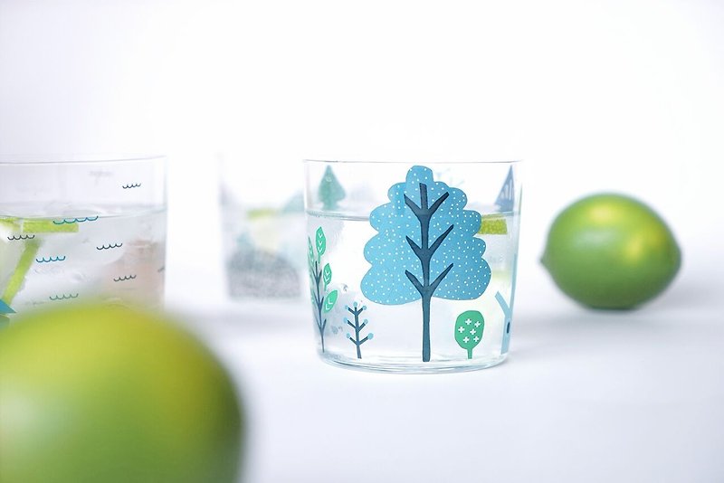 Forest Tumbler glass | Donna Wilson - Teapots & Teacups - Glass Blue