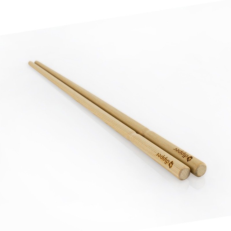 dipper 3合1 環保木筷-一雙入 - ตะเกียบ - ไม้ 