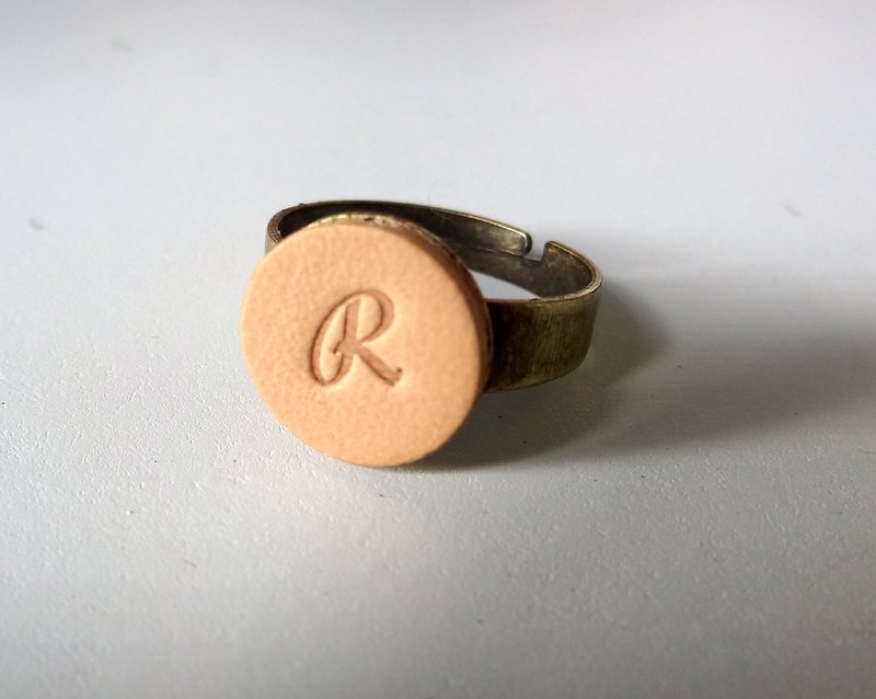 Letters Ring - General Rings - Genuine Leather 