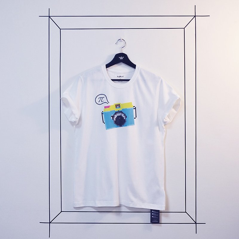 相機就要拍T恤 情人節禮物 白目T恤 創意 趣味 設計 - 男 T 恤 - 棉．麻 