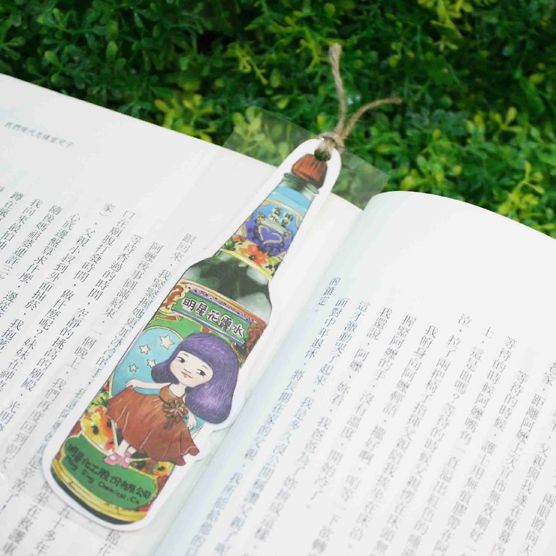 【Star Flower Dew Kaoru】 Bookmark - Cards & Postcards - Paper Green