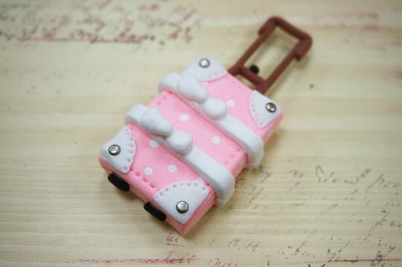 Handmade sweet package shall Charm - Keychains - Other Materials Yellow