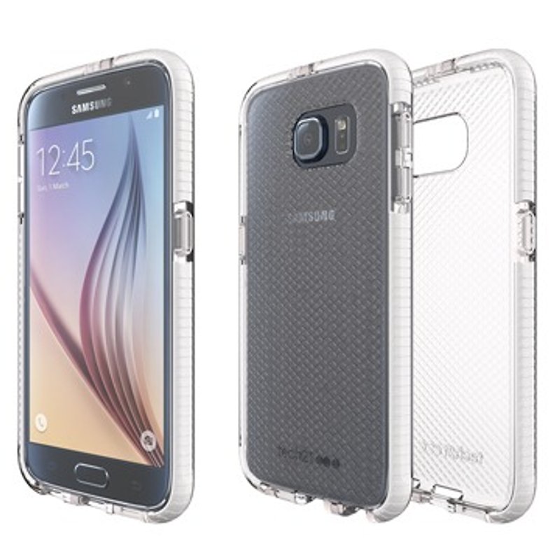 UK Tech 21 Impact Evo Check Samsung S6 super soft crash Plaid Case - White (5055517343695) - Other - Other Materials 