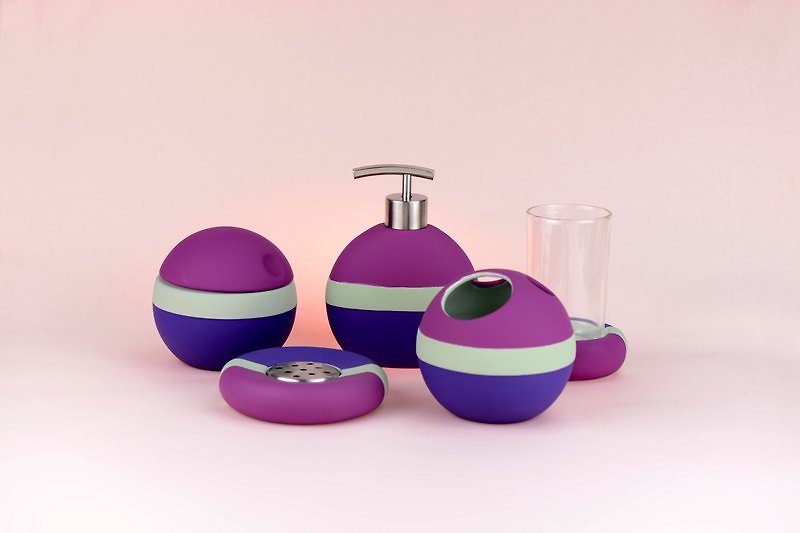 JACAL'S sanitary ware series [KELA] Saturn Series - Sanitary group - Towels - Other Materials Purple