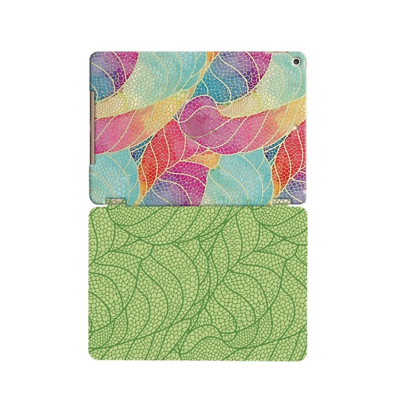 Reversal GO-365 good day series - [Song] Four Seasons "iPad / iPad Air" Crystal Case + Smart Cover (magnetic pole) - Tablet & Laptop Cases - Plastic Multicolor