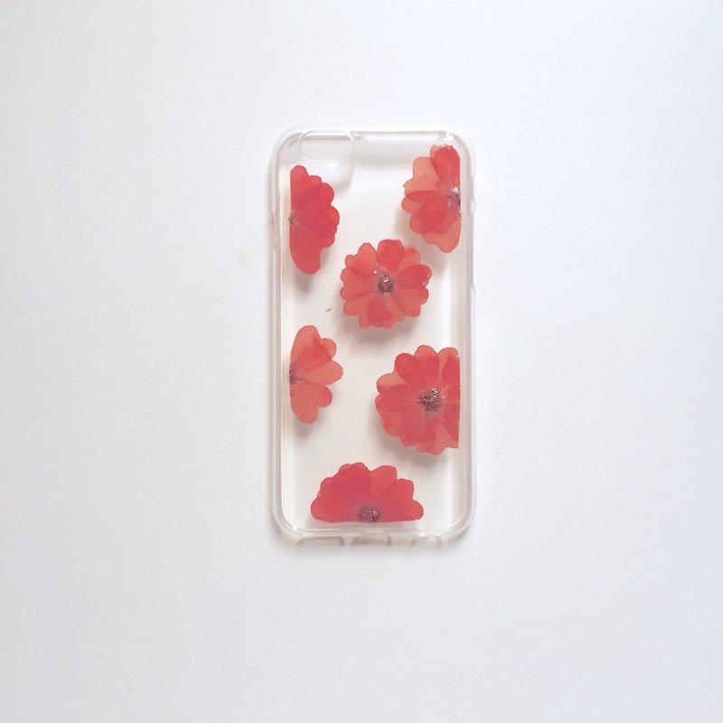 Miss Pinky - pressed flower phone case - อื่นๆ - พลาสติก สึชมพู