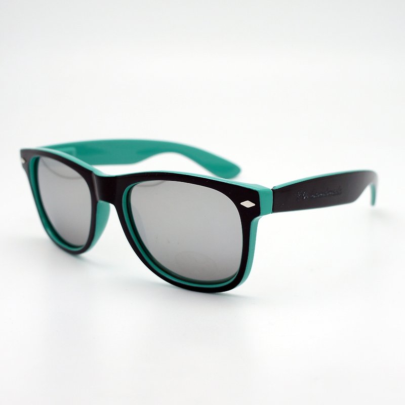 BLR 雷朋款 Eyewear 太陽眼鏡 蒂芬妮雙色 限量版 - 眼鏡・フレーム - プラスチック グリーン