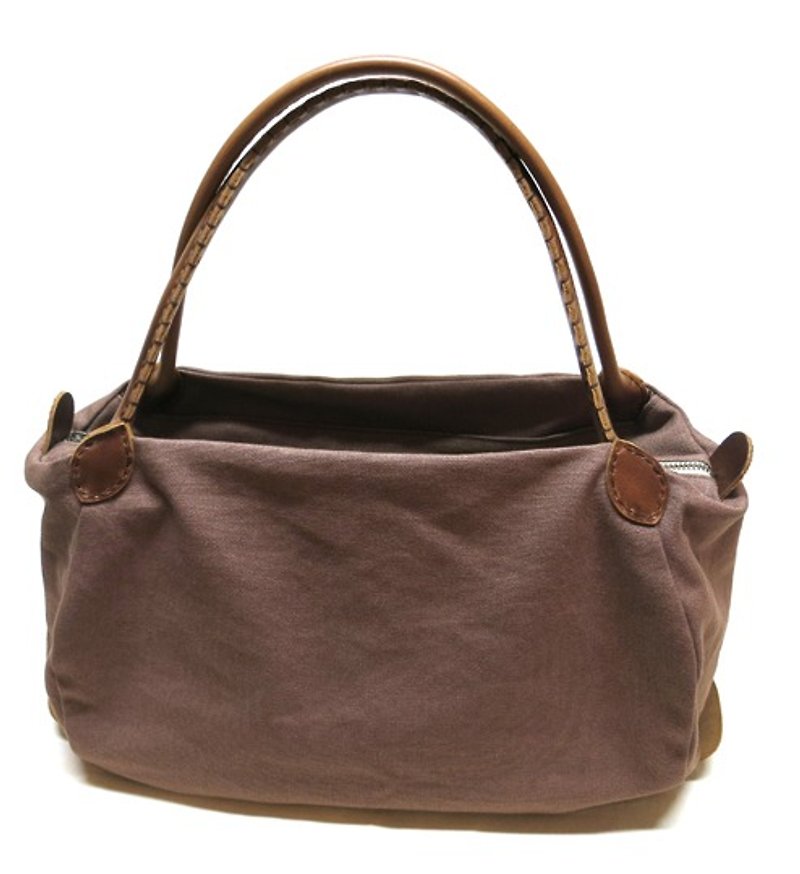Anti-ear portable shoulder amphibious bag / wealthy / coffee brown - Handbags & Totes - Other Materials Brown
