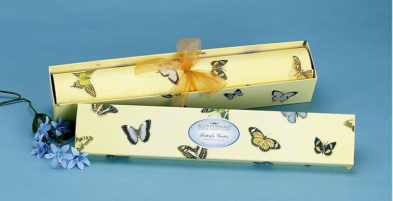 Scentennials Incense Liner-Butterfly Garden - น้ำหอม - กระดาษ สีเหลือง