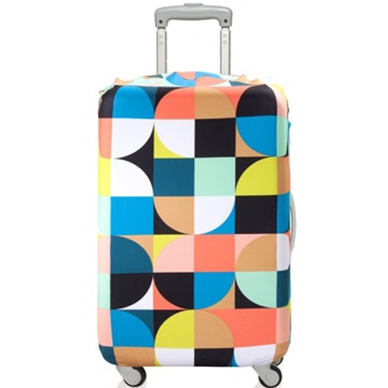 LOQI luggage cover│circle【M size】 - กระเป๋าเดินทาง/ผ้าคลุม - วัสดุอื่นๆ หลากหลายสี