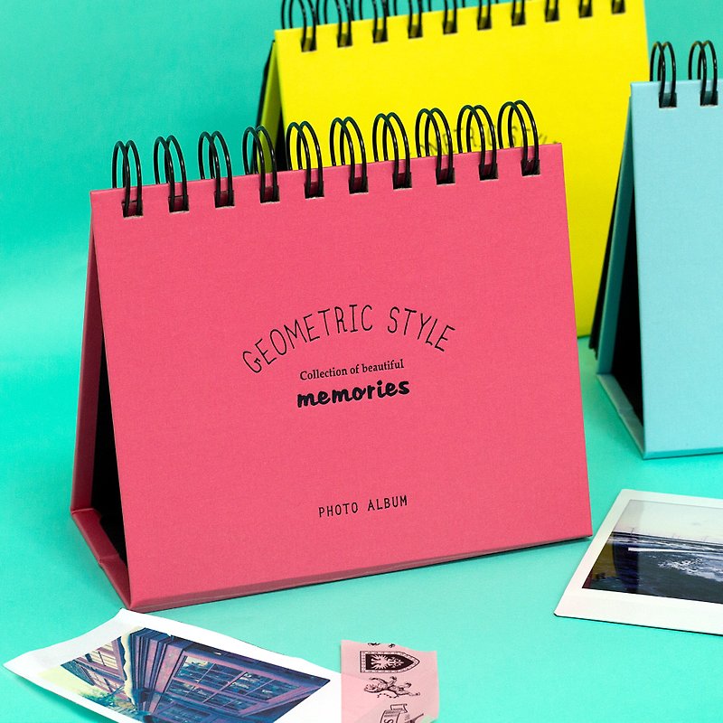 Boge stationery x geometric wind (Polaroid table on the stage] four colors - Photo Albums & Books - Paper Multicolor