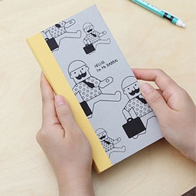 Dessin x JSTORY-Mr.Babba this month plans to carry - yellow, JST15188 - Notebooks & Journals - Paper Yellow