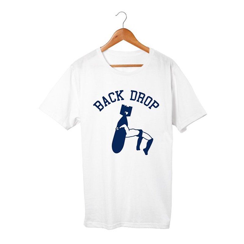 Backdrop T-shirt - 男 T 恤 - 棉．麻 白色