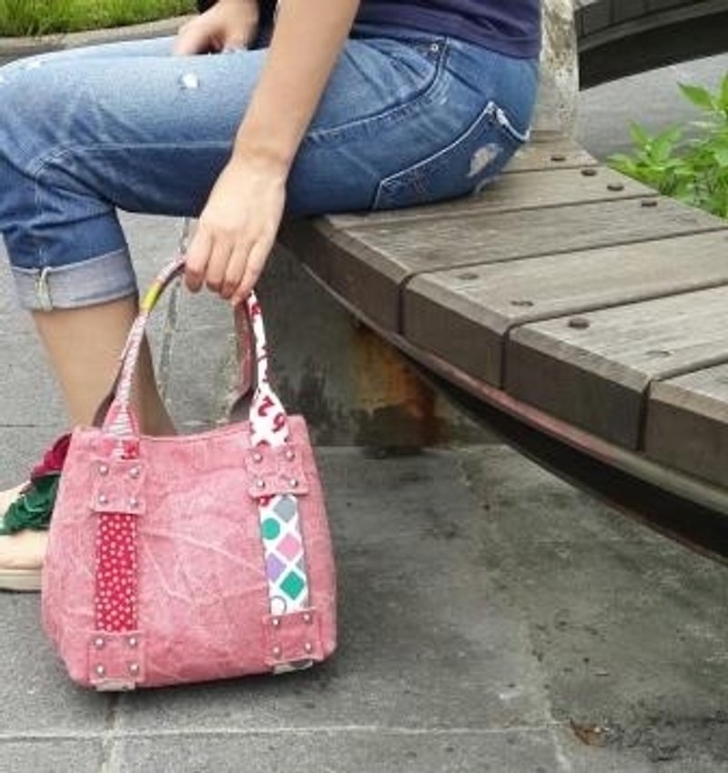Limited handmade retro sweet little apple portable shoulder bag _ a spot only! - Handbags & Totes - Other Materials Multicolor