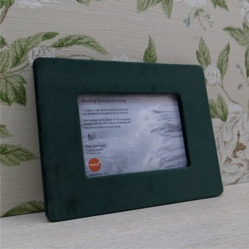 Brianza Photo Frame for 4x6 (10 x 15cm) Premium Photo Frame - 6P011_040 - Picture Frames - Other Materials Green