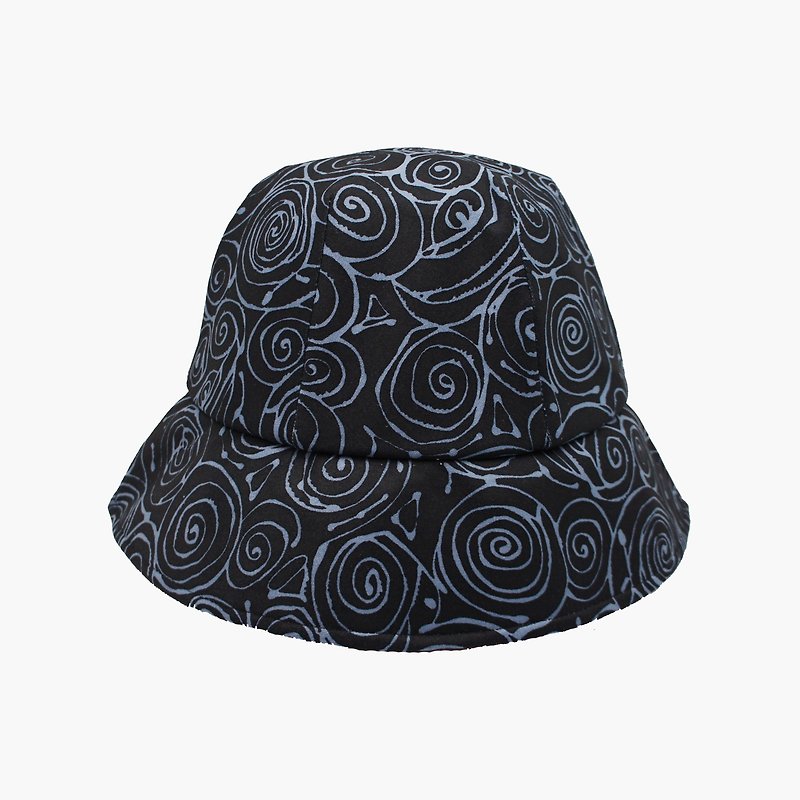 BLR  Bucket Hat   Black Totem  - หมวก - วัสดุอื่นๆ สีน้ำเงิน