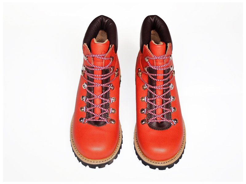 【Mountain girls】ASBEN Hiking Boots made with waterproof leather from Heinen - Women's Casual Shoes - Genuine Leather Red