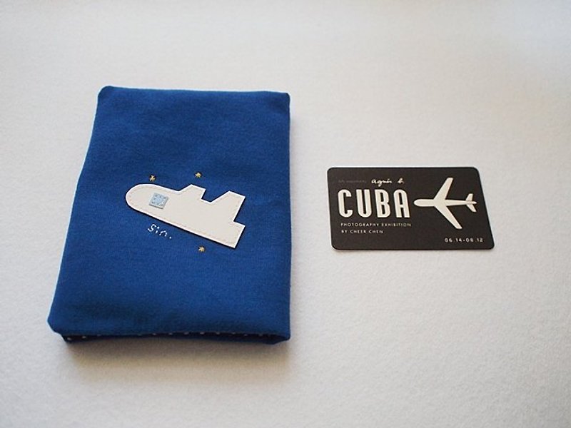 hairmo. Made aircraft Passport Holder / book set / card holder - sapphire - Passport Holders & Cases - Other Materials Blue
