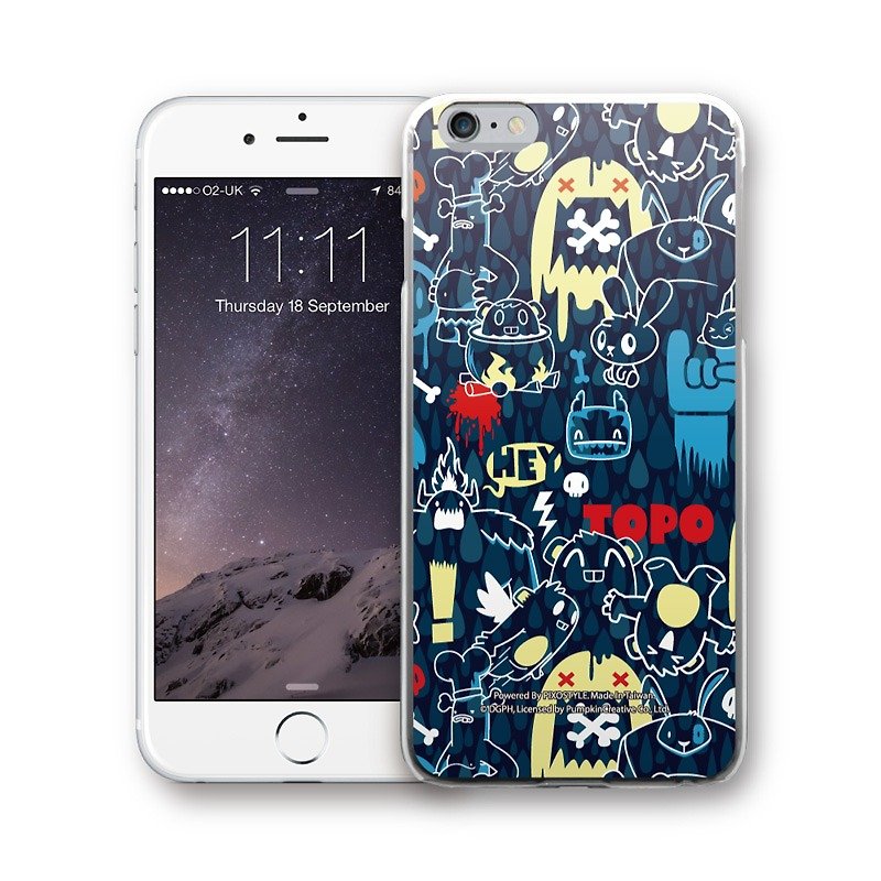AppleWork iPhone 6 / 6S / 7/8 Original Design Case - DGPH PSIP-218 - Phone Cases - Plastic Blue