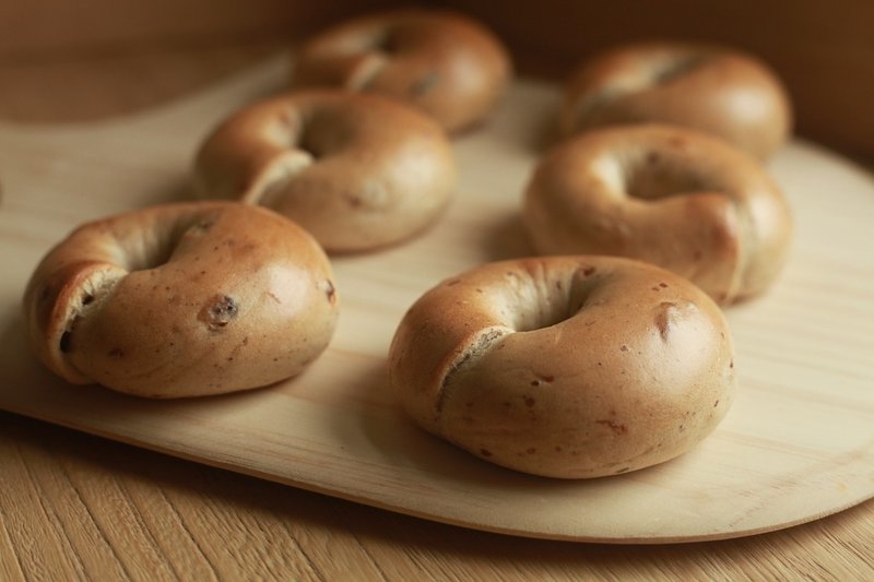 肉桂葡萄Bagel (2個) - 麵包/吐司 - 新鮮食材 金色