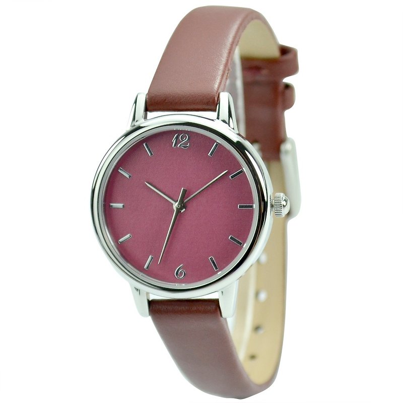 クリスマスギフト-女性のエレガントな時計の送料無料 - 腕時計 - 金属 レッド
