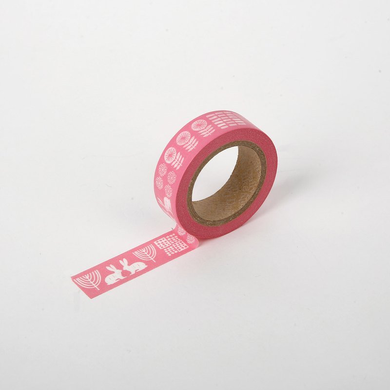 Dailylike single roll of paper tape 01-alley pink, E2D51929 - Washi Tape - Paper Pink