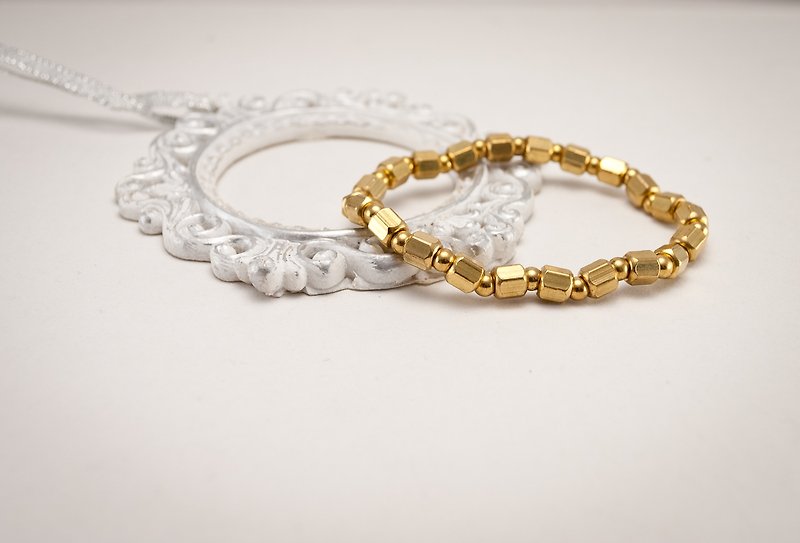 {La Don} simple - brass - really 04 - Bracelets - Other Materials Gold