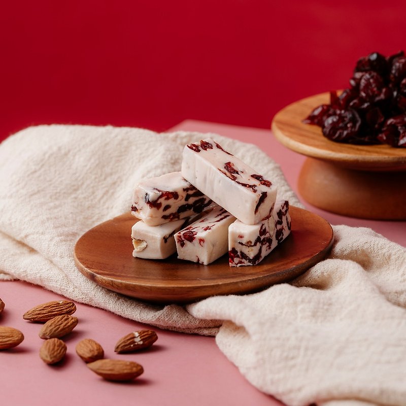 Liudu Honpo 【Cranberry Nougat】 - Snacks - Fresh Ingredients Pink