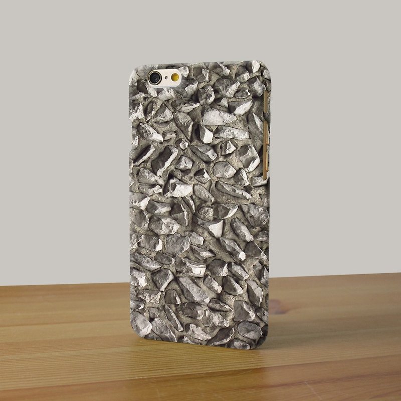 Brick wall rock stone 02 3D Full Wrap Phone Case, available for  iPhone 7, iPhone 7 Plus, iPhone 6s, iPhone 6s Plus, iPhone 5/5s, iPhone 5c, iPhone 4/4s, Samsung Galaxy S7, S7 Edge, S6 Edge Plus, S6, S6 Edge, S5 S4 S3  Samsung Galaxy Note 5, Note 4, Note 3 - อื่นๆ - พลาสติก 