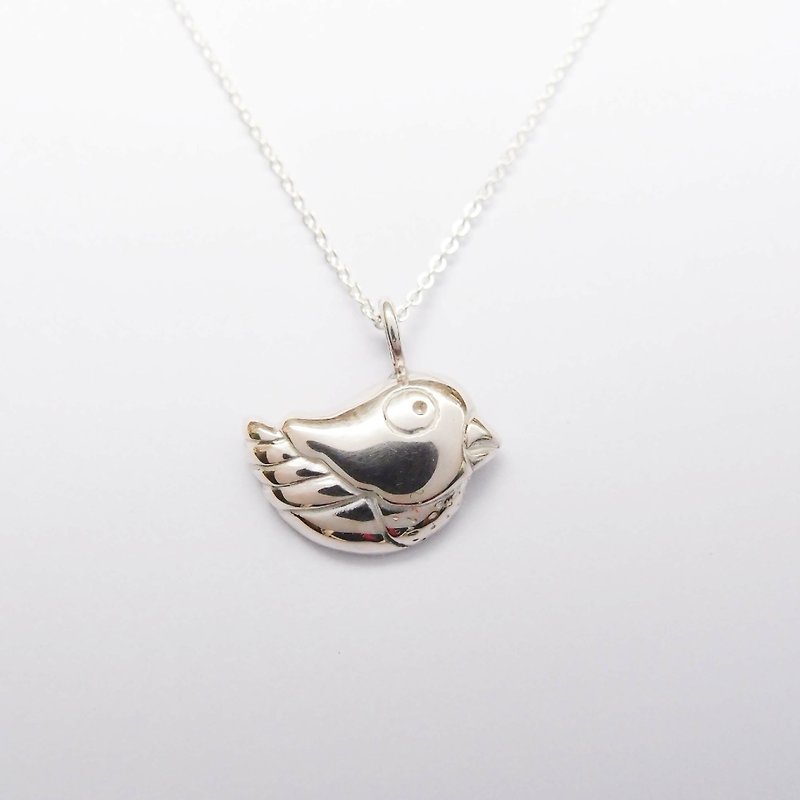 Bird Sterling Silver Necklace 1 - Necklaces - Other Metals 
