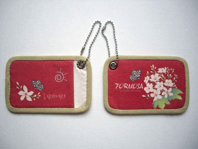 Formosa Stored Value Card Set (Tung Blossom) - ID & Badge Holders - Cotton & Hemp 