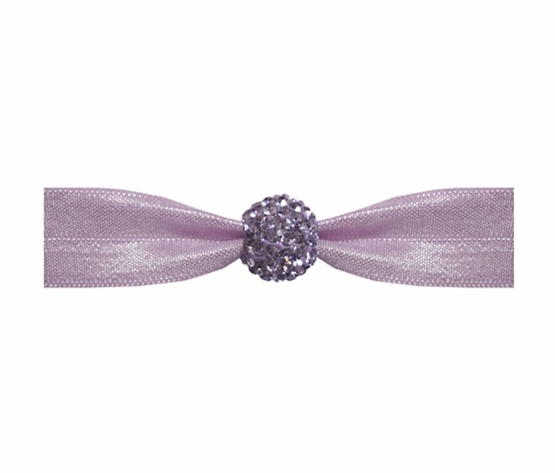 EMI❤JAY crystal hair accessories ring LOVELY LAVENDER - hair accessories wristband - Hair Accessories - Other Materials Purple