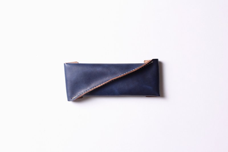 Noma pencil case leather pencil case [free custom engraving 1-7 characters] - Pen & Pencil Holders - Genuine Leather 
