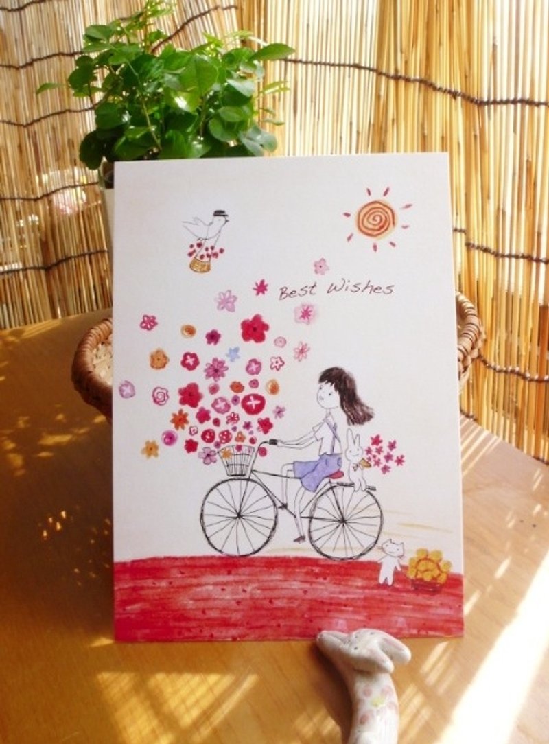 Best wishes - Cards & Postcards - Paper Red