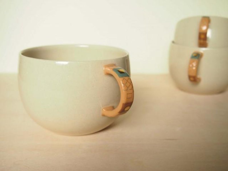 soup cup / Český Krumlov series - Mugs - Other Materials Multicolor