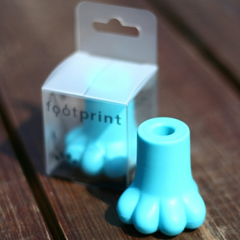 footprint﹝足跡雨傘腳墊﹞【映露色】/ L / ( 孔徑15.5~18 mm ) - 雨傘/雨衣 - 防水材質 藍色