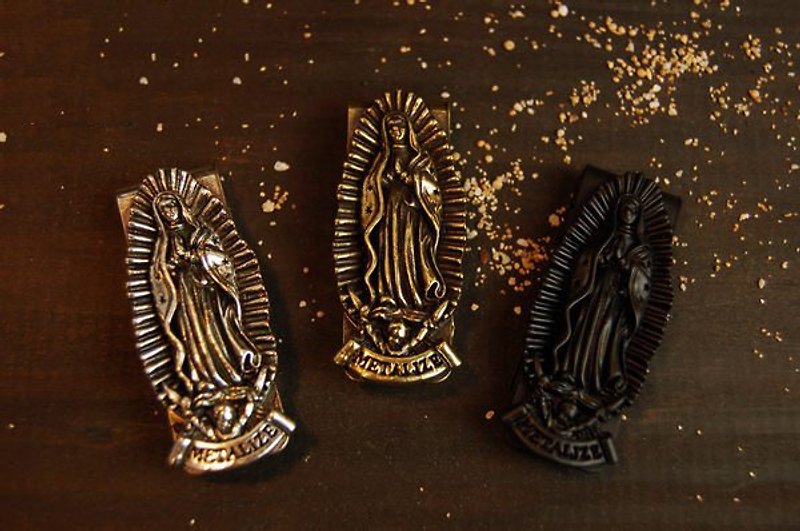 【METALIZE】BlessedVirginMary Money Clip - その他 - 金属 
