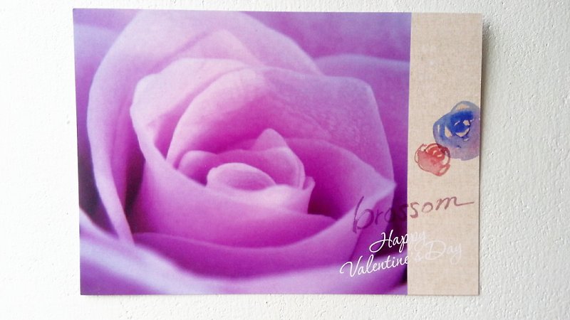☆ ° ° Rococo strawberry WELKIN Hands Thank you. I love you / u _ Hand Postcard - Legumes - การ์ด/โปสการ์ด - กระดาษ สึชมพู