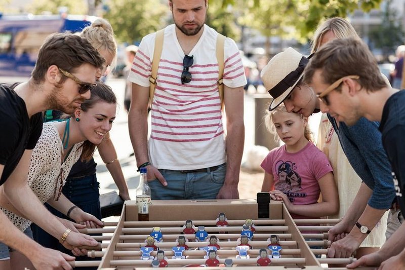 Germany imported hand soccer table, buy plus ※ a secret one. - อื่นๆ - กระดาษ สีแดง